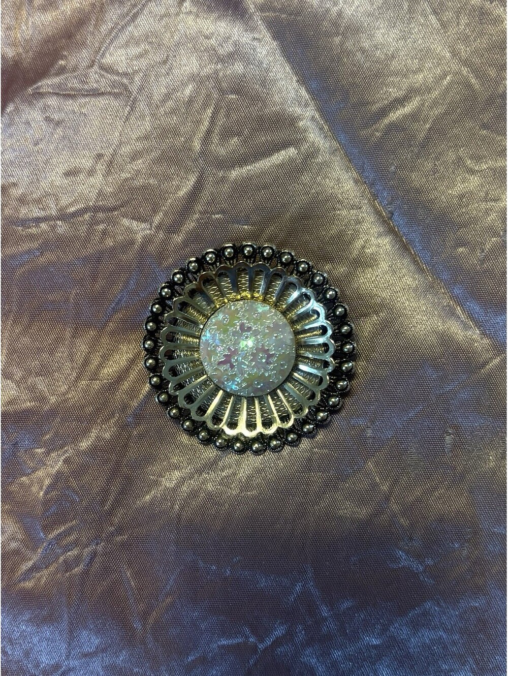 Vintage Gold Tone Western Germany Scarf Clip